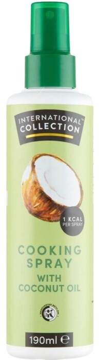 International collection cooking spray with coconut oil 190 ml