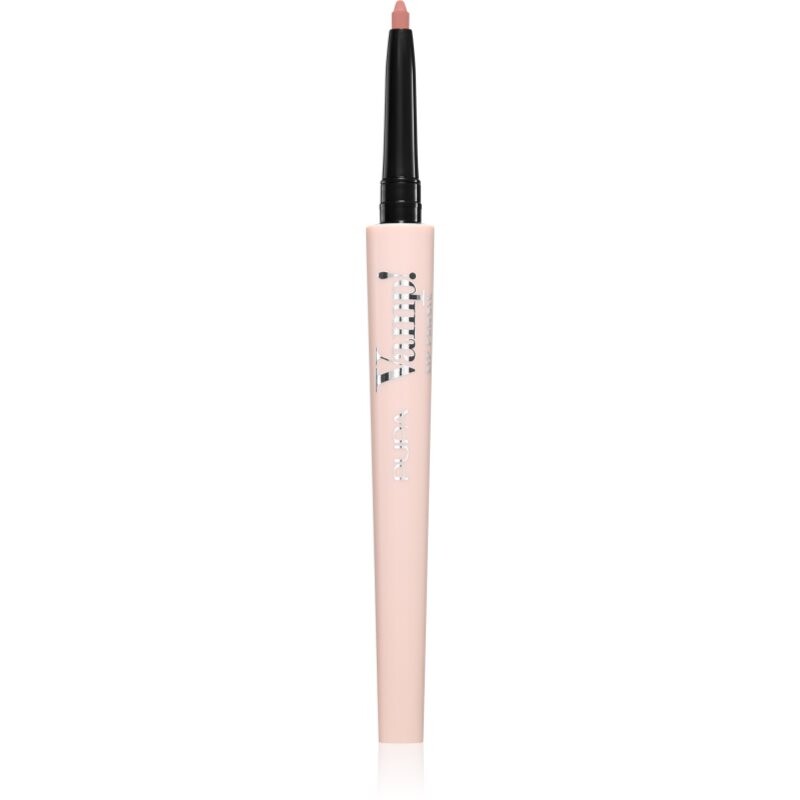 PUPA Milano Vamp! Lip Pencil vodeodolná ceruzka na pery 2 v 1 odtieň 001 Light Rose 0.35 g