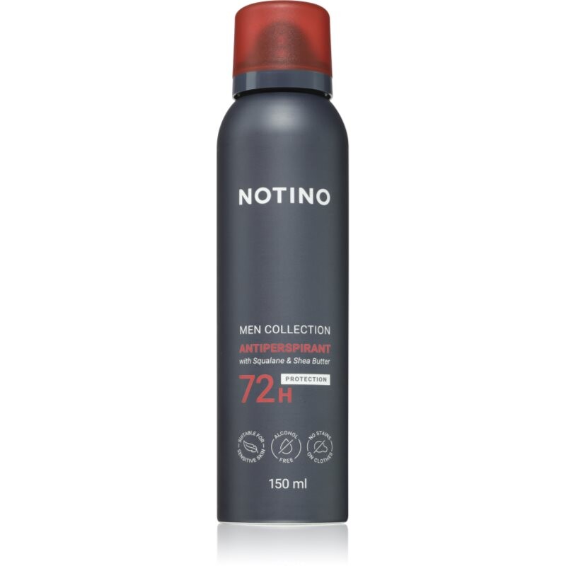 Notino Men Collection Antiperspirant 72h with Squalane & Shea Butter antiperspirant sprej pre mužov 150 ml