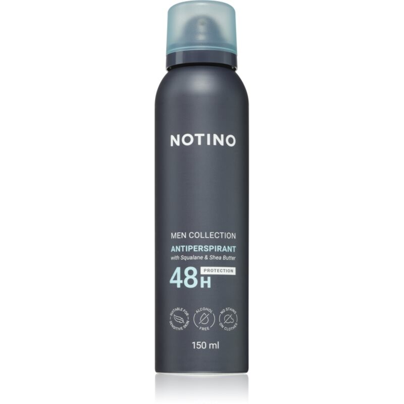 Notino Men Collection Antiperspirant 48h with Squalane & Shea Butter antiperspirant sprej pre mužov 150 ml