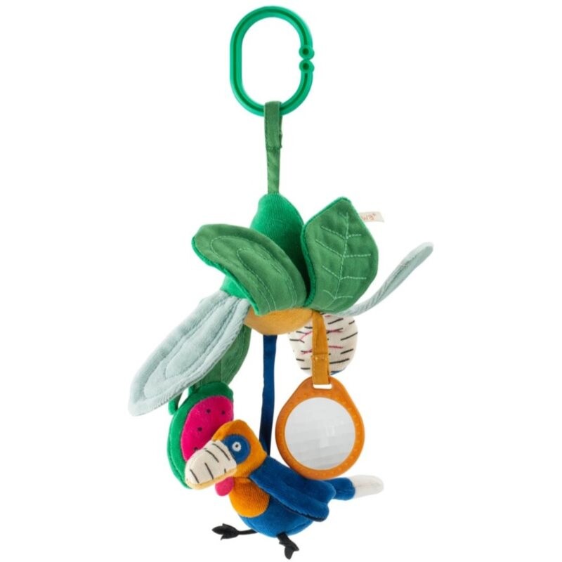 MOULIN ROTY Hanging Activity Flower kontrastná závesná hračka 0m+ 1 ks