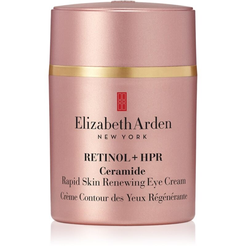 Elizabeth Arden Retinol + HPR Ceramide RAPID SKIN RENEWING EYE CREAM vyhladzujúci a rozjasňujúci očný krém 15 ml