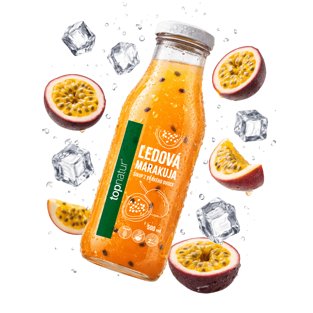 TOPNATUR Ľadová marakuja - sirup z pravého ovocia 500 ml