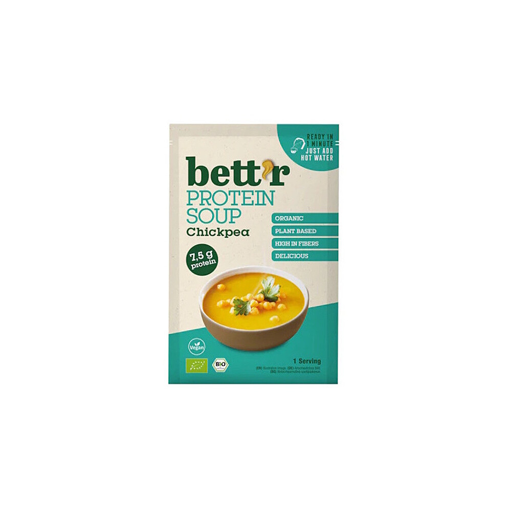 BETT'R Polievka instantná cícerová proteínová BIO 30 g