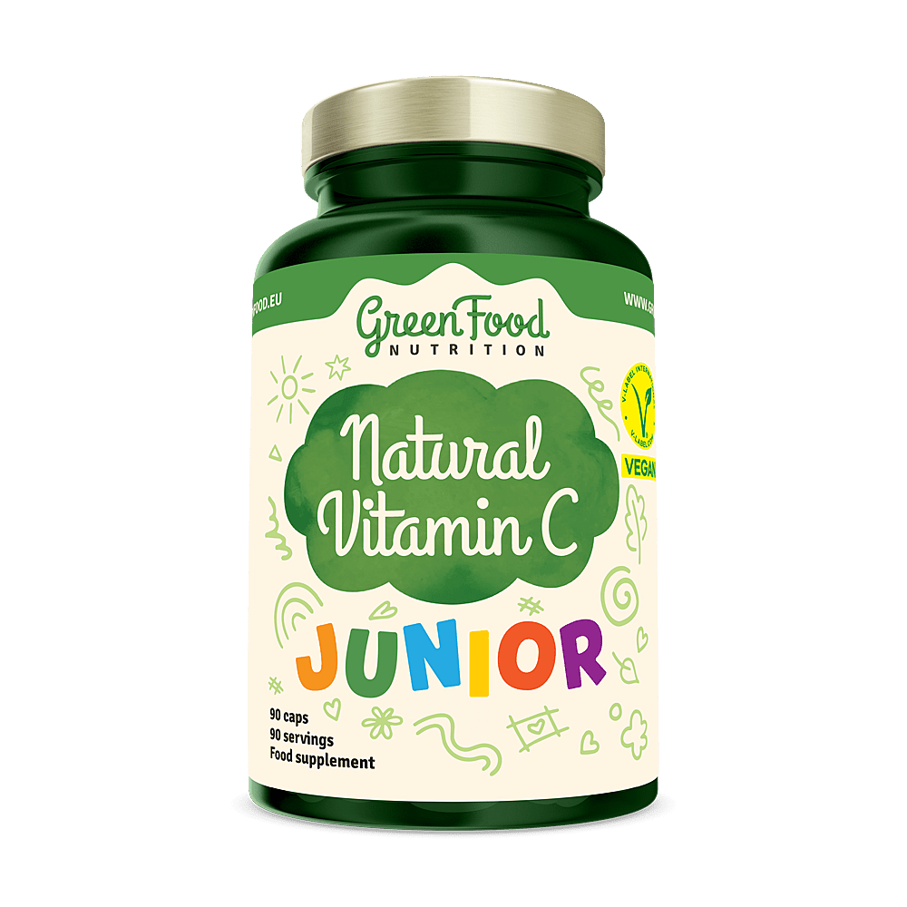 GREENFOOD NUTRITION Junior Natural Vitamín C 90 kapsúl