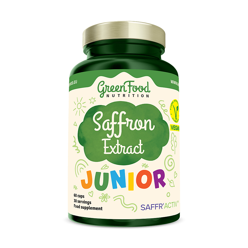GREENFOOD NUTRITION Junior saffron extract 60 kapsúl