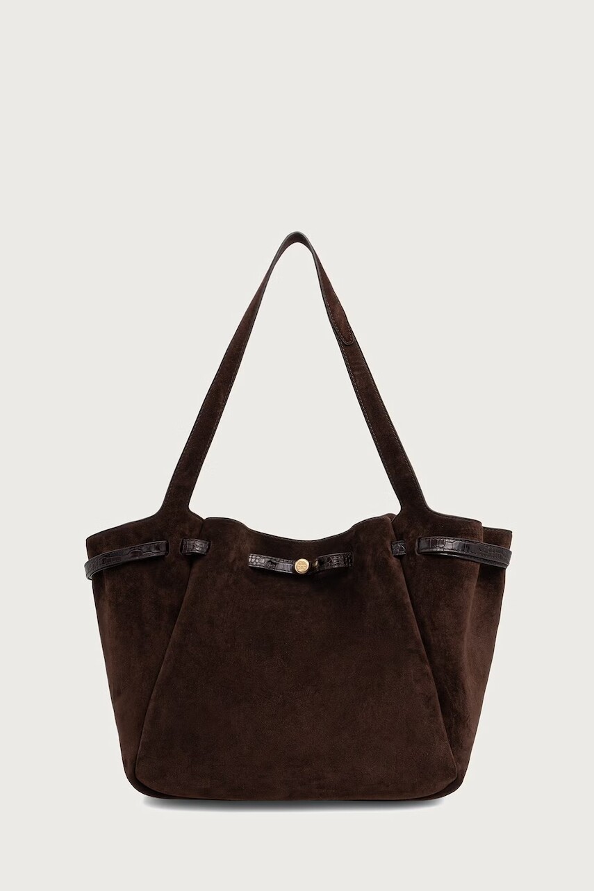 Tory Burch kabelka typu tote dámska semišová Romy