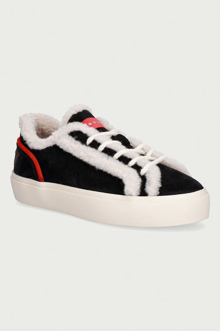 Inuikii Lila Shearling Lace Up sneakers dámske semišové