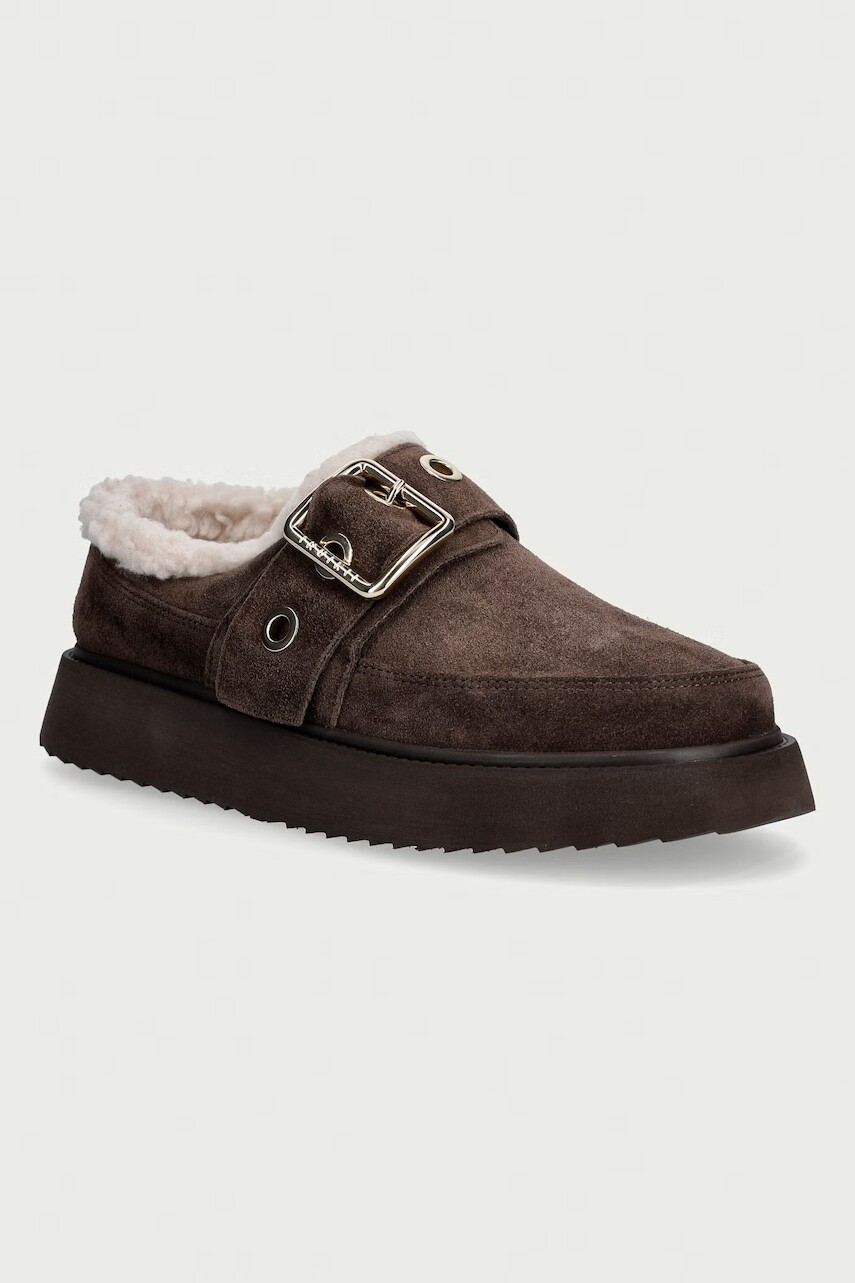 Inuikii papuče dámske semišové Micro Buckle