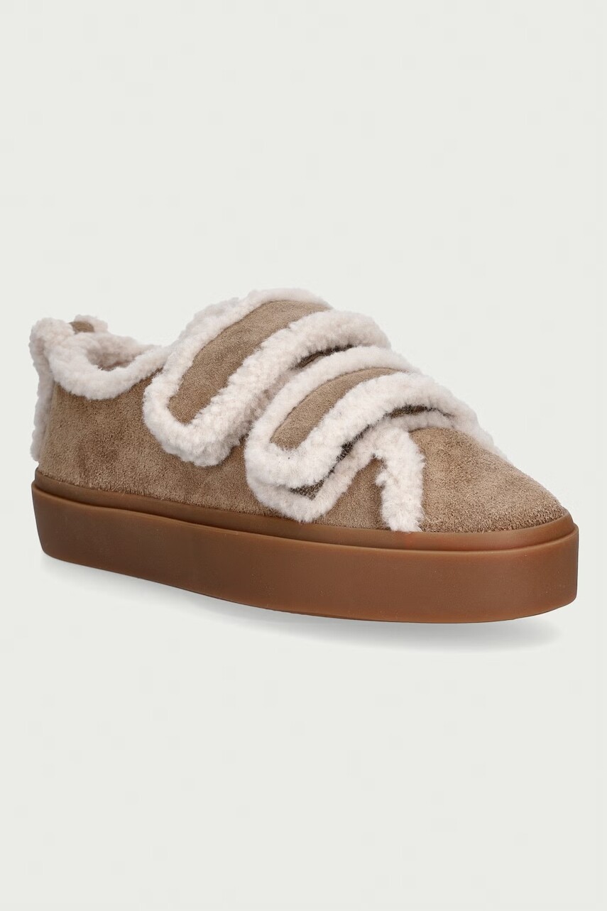 Inuikii Shearling Low Velcro sneakers dámske semišové