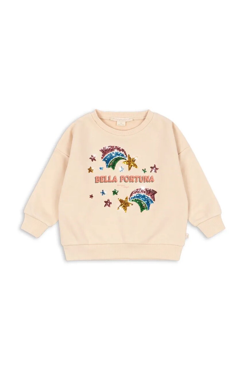 Konges Sløjd mikina detská s bavlnou LOU SEQUIN SWEAT SHIRT GOTS