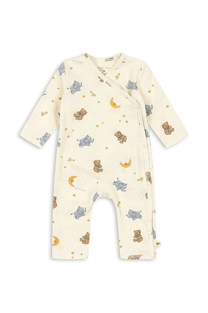 Konges Sløjd overal detský bavlnený s elastanom BASIC NEWBORN ONESIE GOTS