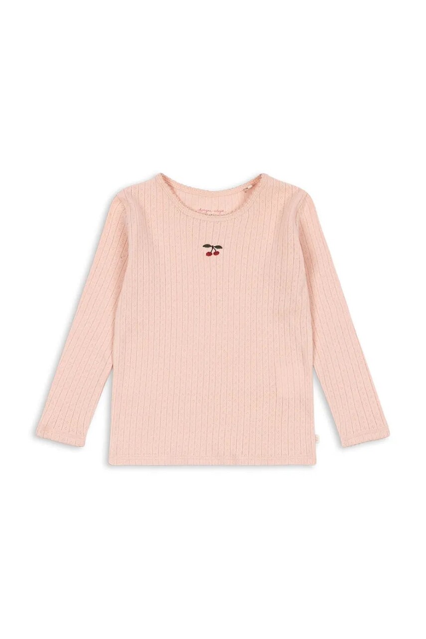 Konges Sløjd tričko s dlhým rukávom detské bavlnené MINNIE BLOUSE GOTS