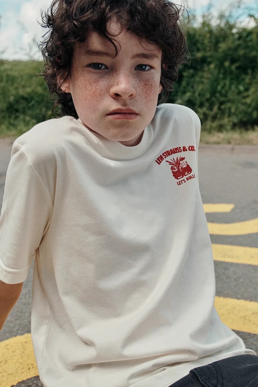 Levi's tričko detské s bavlnou ROLL MODE TEE
