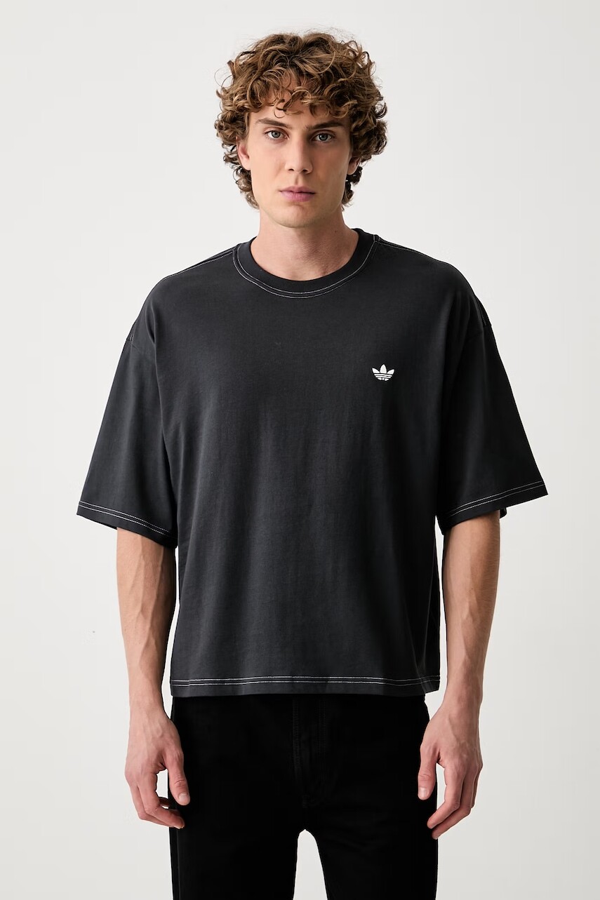 adidas Originals tričko pánske bavlnené Contrast Oversized