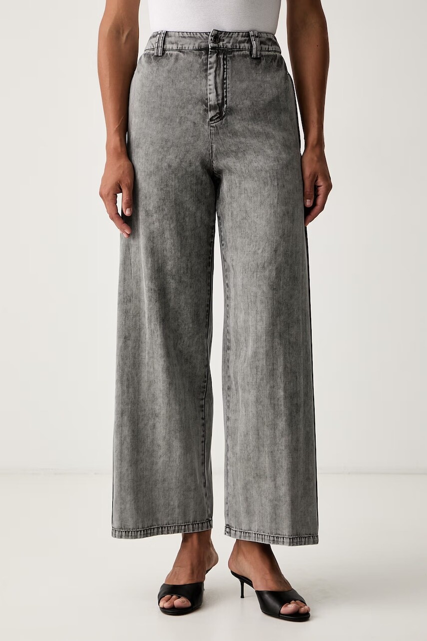 Patrizia Pepe nohavice wide leg dámske s lyocellom