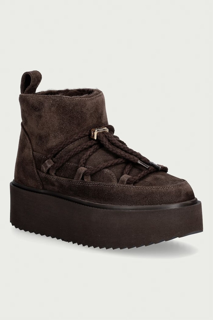 Inuikii Classic Low Platform snehule dámske semišové