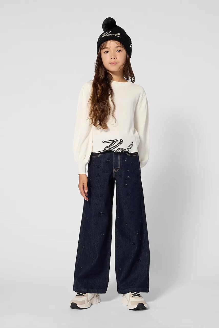 Karl Lagerfeld rifle wide leg detské
