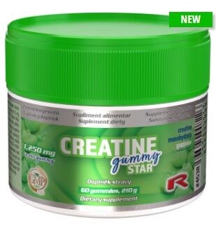 Creatine gummy star