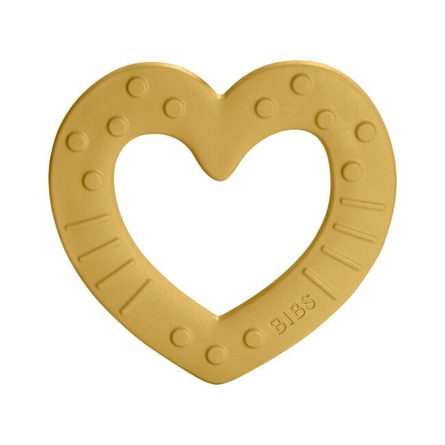 BIBS Baby Bitie hryzátko - Heart Mustard
