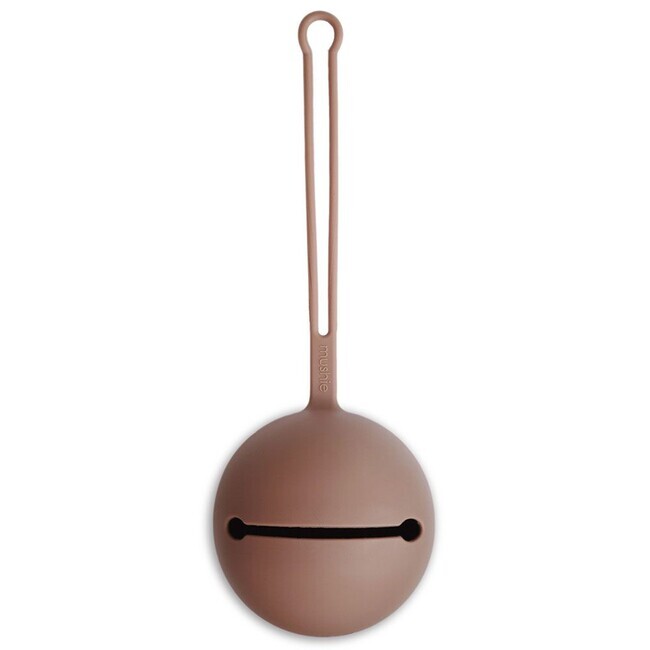 Mushie silikónové puzdro na cumlíky Cloudy Mauve