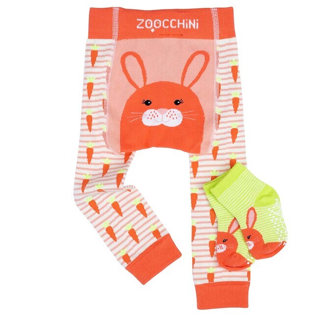 Zoocchini Set legínky a ponožky zajačik Bella