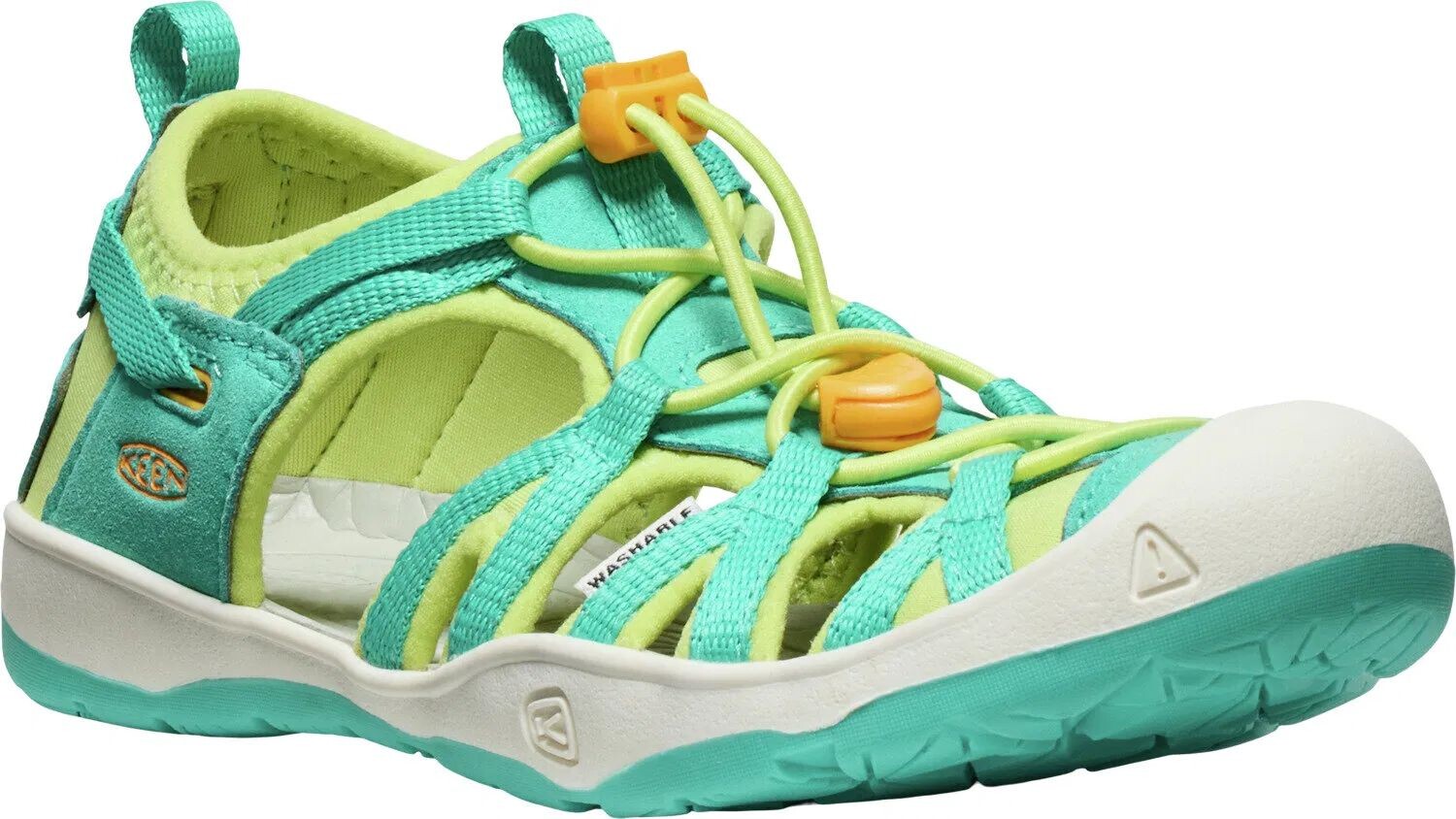 Keen MOXIE SANDAL YOUTH bright aqua/bright marigold Veľkosť: 32/33