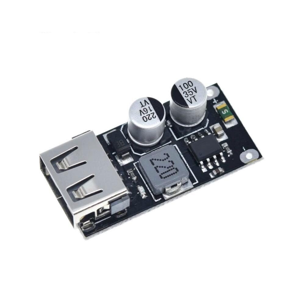 Modul rýchlej nabíjačky, step-down 12-24V s čipom pre rýchle nabíjanie - USB-A - QC3.0, FCP