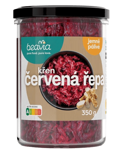 BEAVIA Fermentovaná červená repa s chrenom, pasterizovaná 350 g