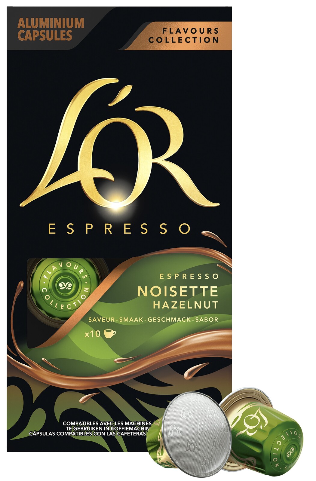 L'OR Espresso oriešok kapsuly pre Nespresso®* Original kávovary 10 kapsúl
