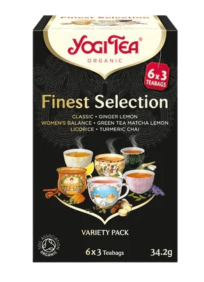 YOGI TEA Výber najlepších BIO 6 x 3 ks