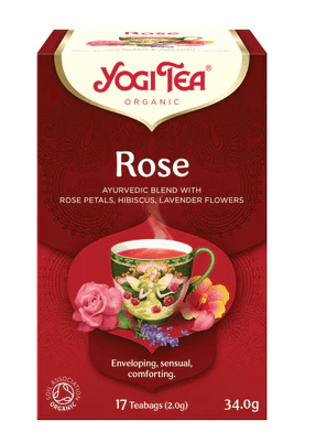 YOGI TEA Rózsa bio tea 17 x 2 g