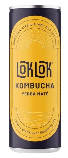LOKLOK Kombucha Yerba Maté plech 330 ml