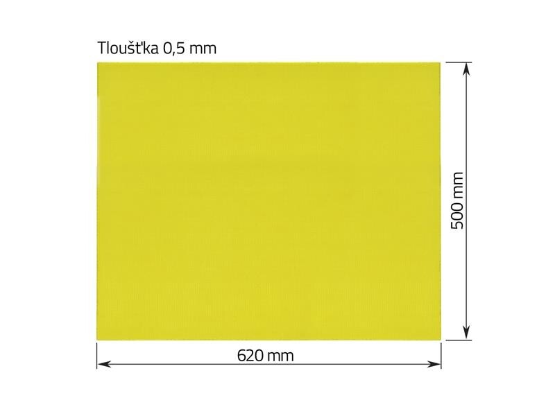 Epoxidová izolačná doska 0,5 × 500 × 620 mm pre batériové súpravy