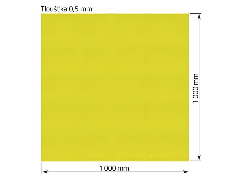 Epoxidová izolačná doska 0,5 × 1000 × 1000 mm pre batériové súpravy