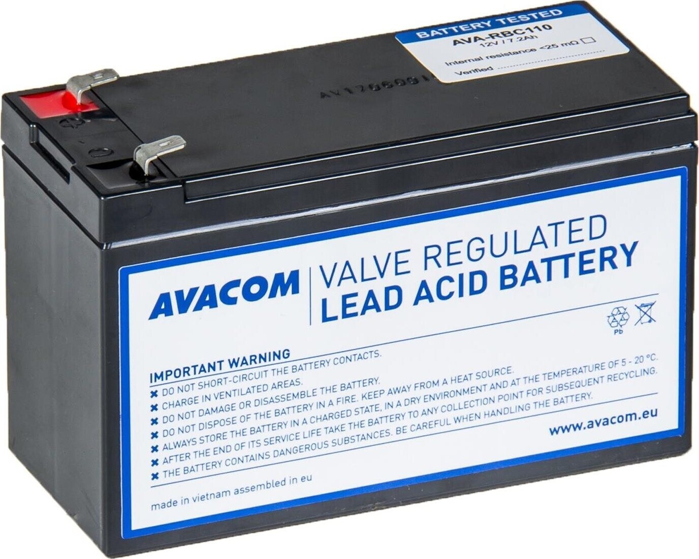 Avacom náhrada za RBC110 - batéria pre UPS