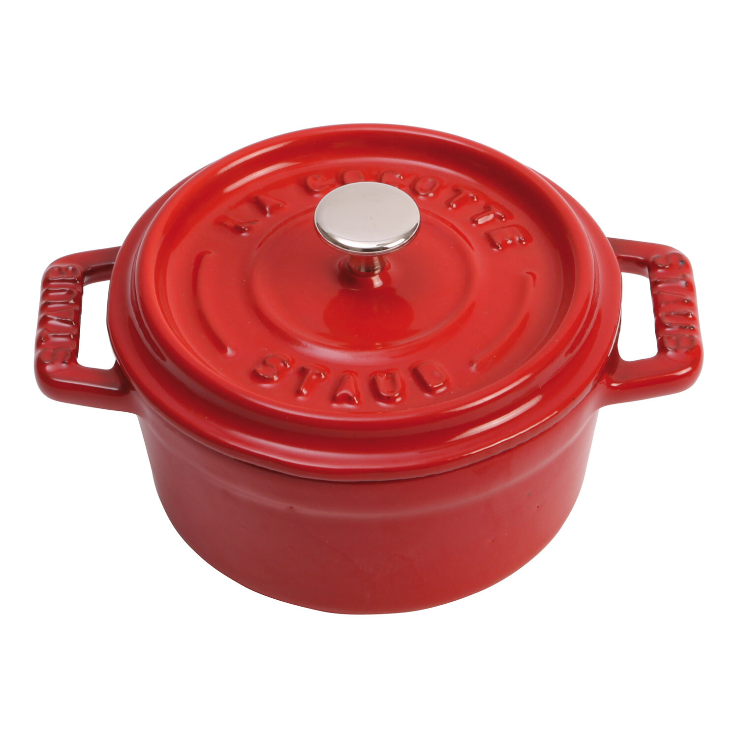 Okrúhly hrniec, višňová O 18 cm Staub
