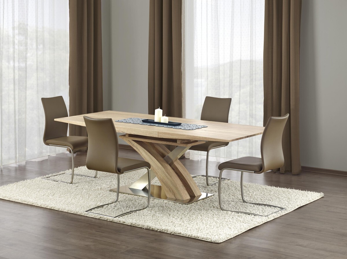 Skladací jedálenský stôl Sandoria 160/220 cm dub sonoma