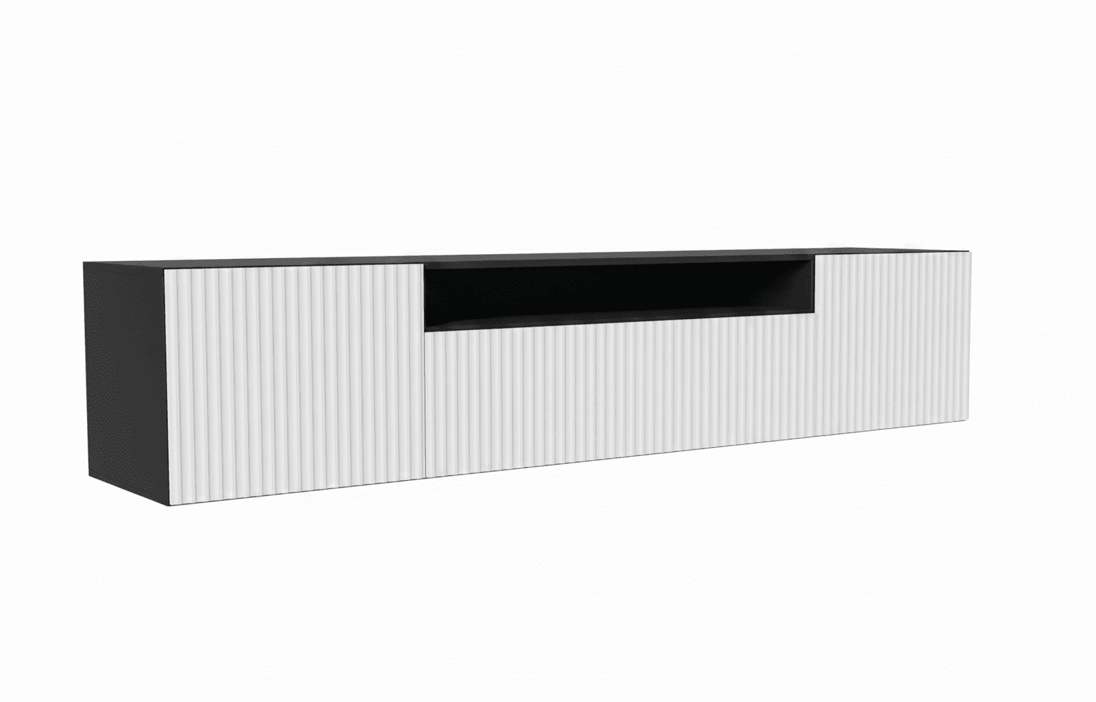 Závěsný TV stolek NEMIO 200 cm - výber z 7 prevedení