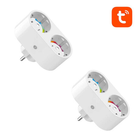 Gosund SP211 Smart inteligentná zásuvka 16A / 3500W 2ks, biela (SP211-2pack)