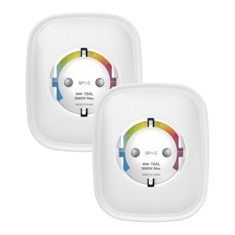 Gosund SP1-HE Smart inteligentná zásuvka HomeKit 16A / 3680W 2ks, biela (SP1-HE-2)