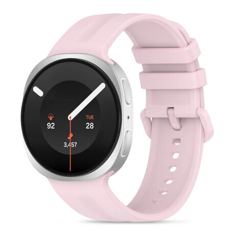 Tech-Protect Silicone Evo remienok na Samsung Galaxy Watch 8 / 9 / Classic (40 / 44 / 46mm), powder pink