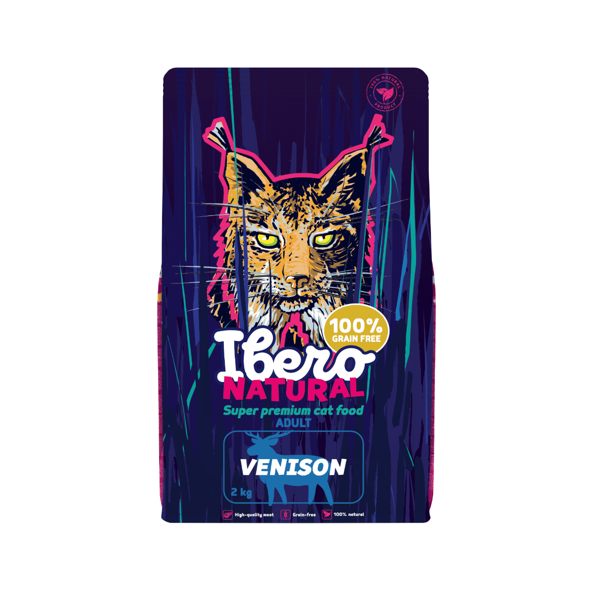 Ibero Grain Free Cat Adult Venison - 2kg