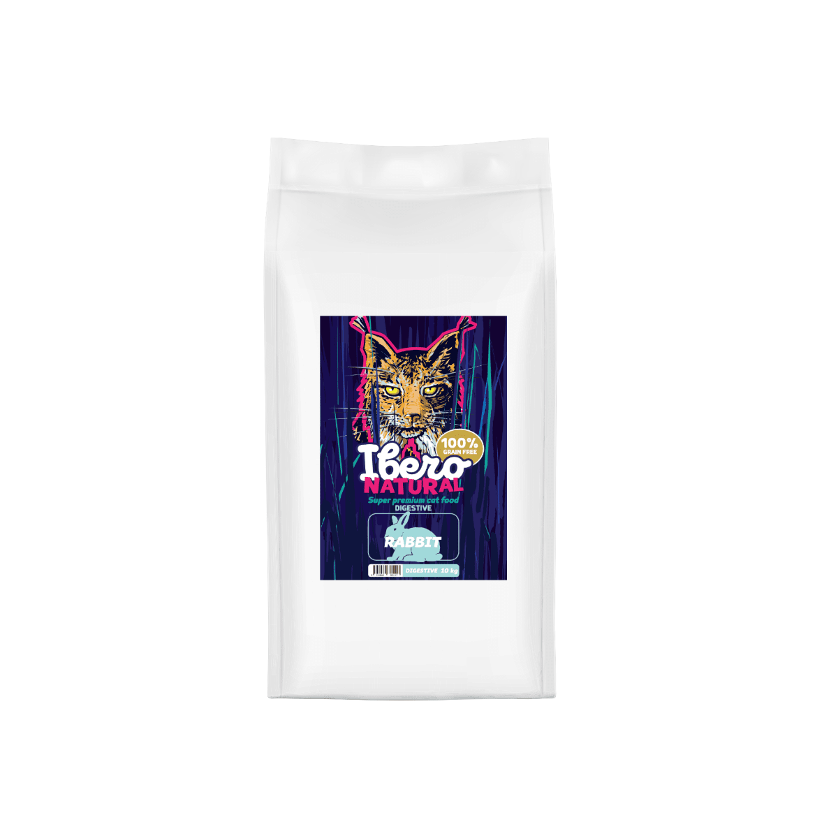 Ibero Grain Free Cat Digestive Rabbit - 10kg