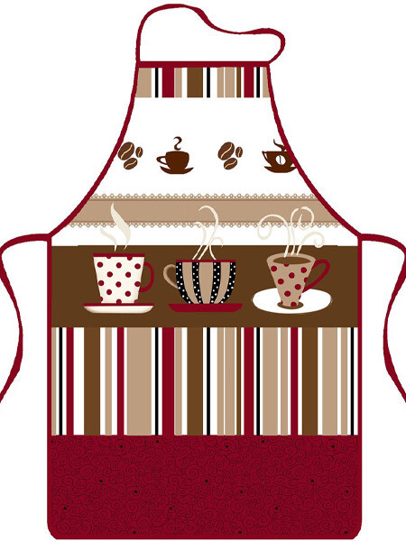 MAKRO - Zástera kuchynská CAPUCCINO, 3 šálky s kávou