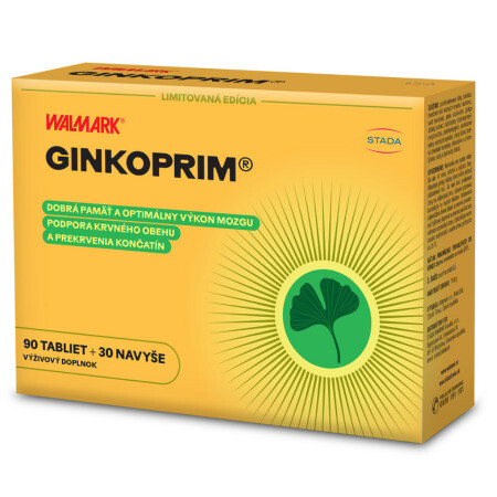 WALMARK GinkoPrim limitovaná edícia 2026 90+30 tabliet