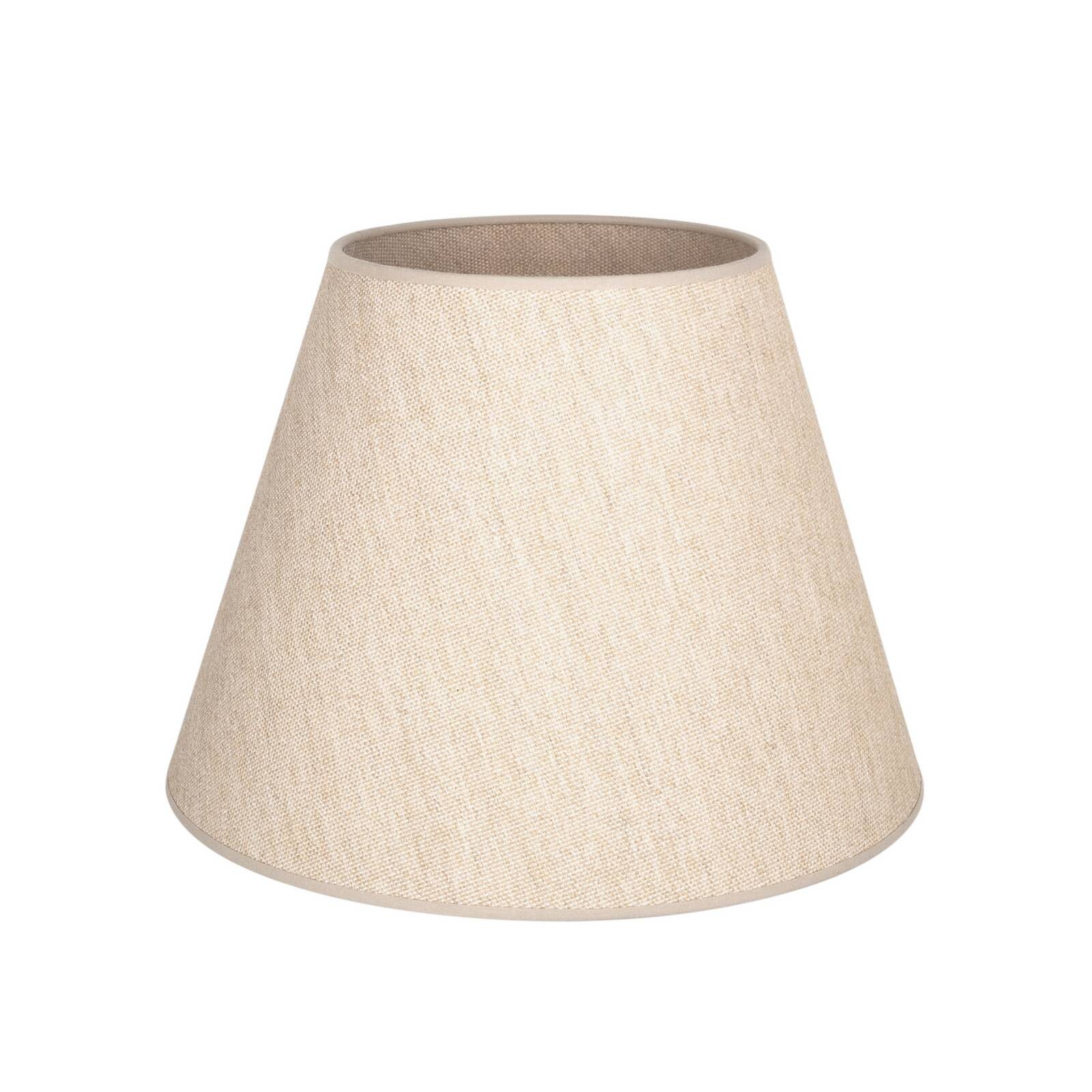 Tienidlo na lampu Cone, béžové, výška 30 cm, textil