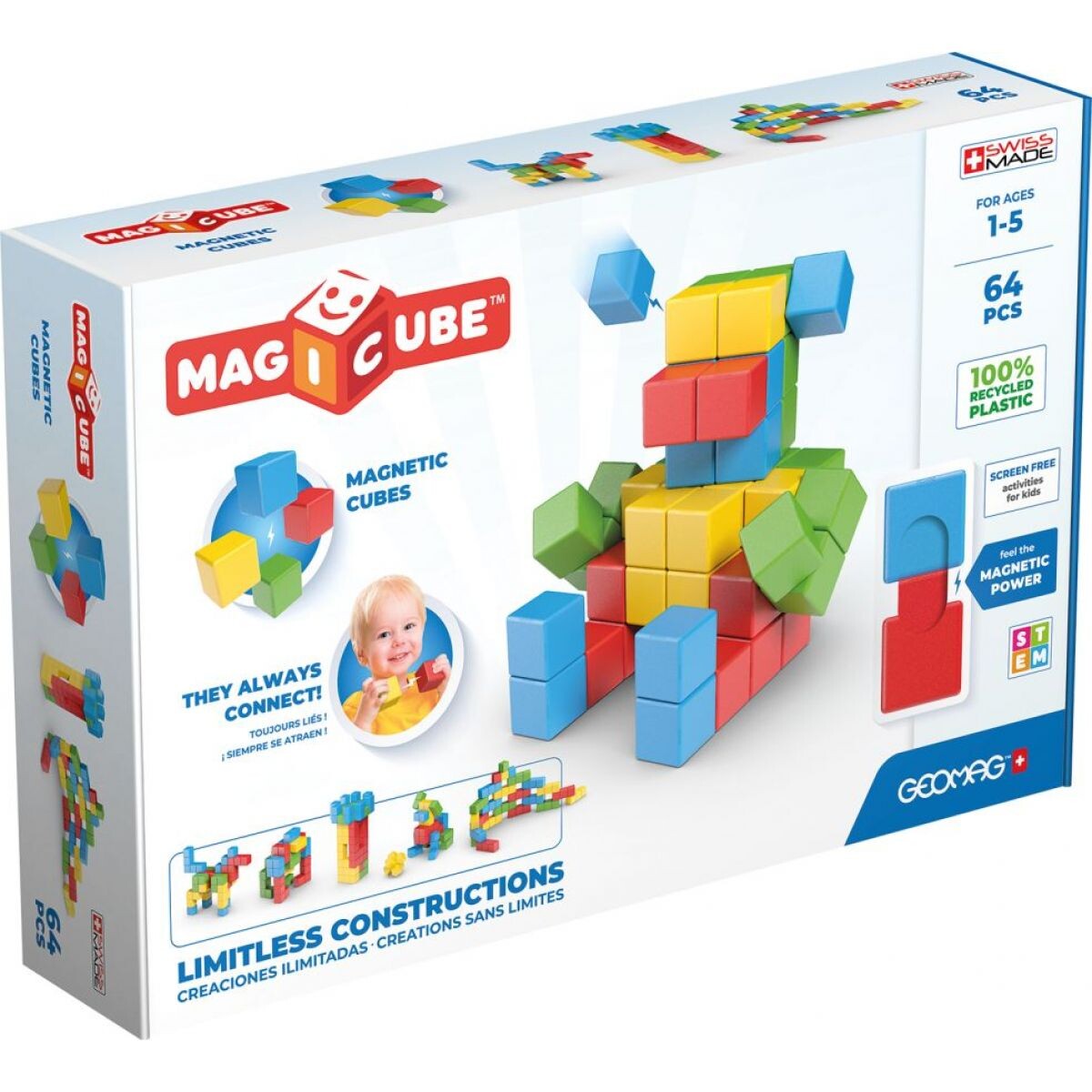 Geomag Magicube Try Me 64 dielikov