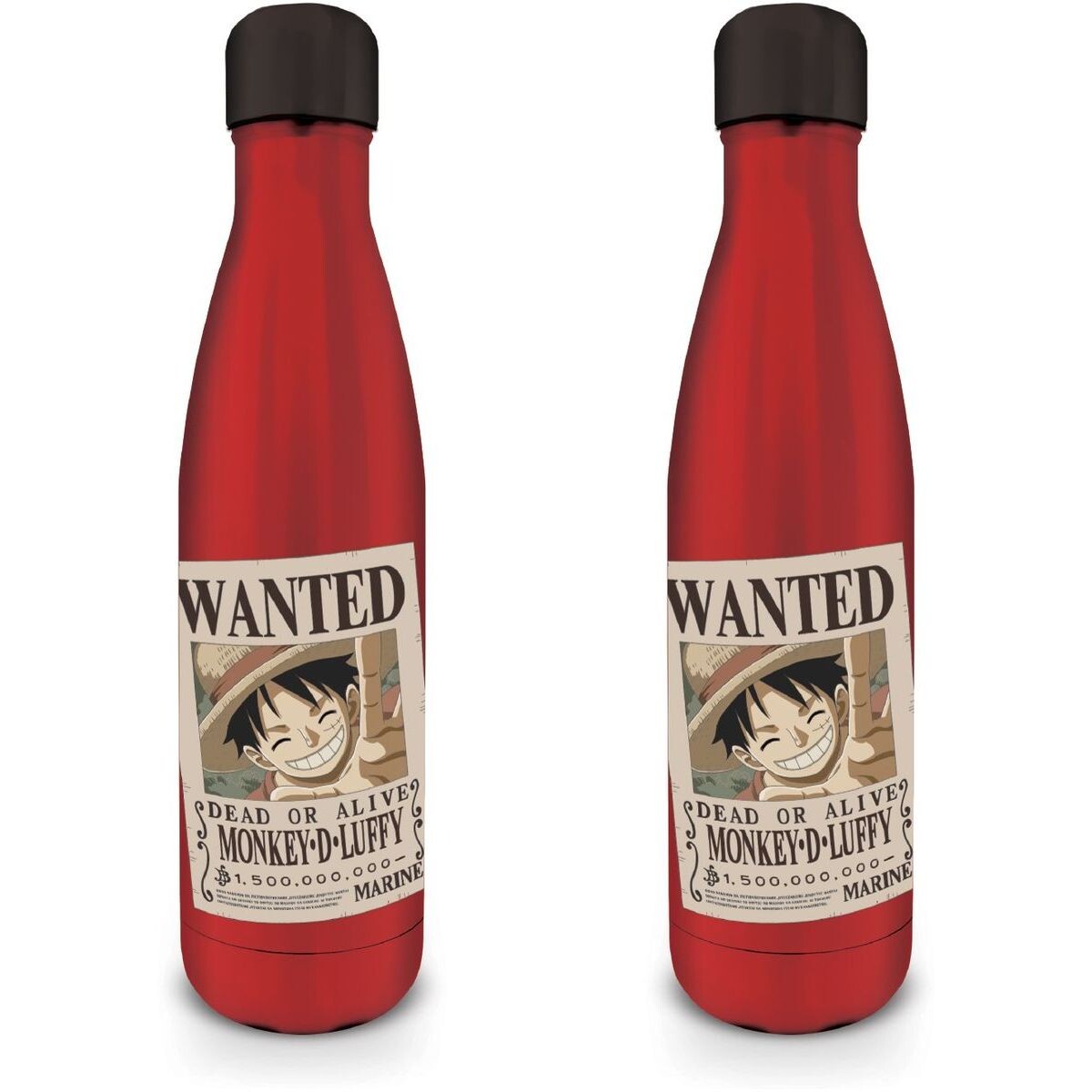 Pyramid International One Piece Nerezová fľaša Wanted-Luffy