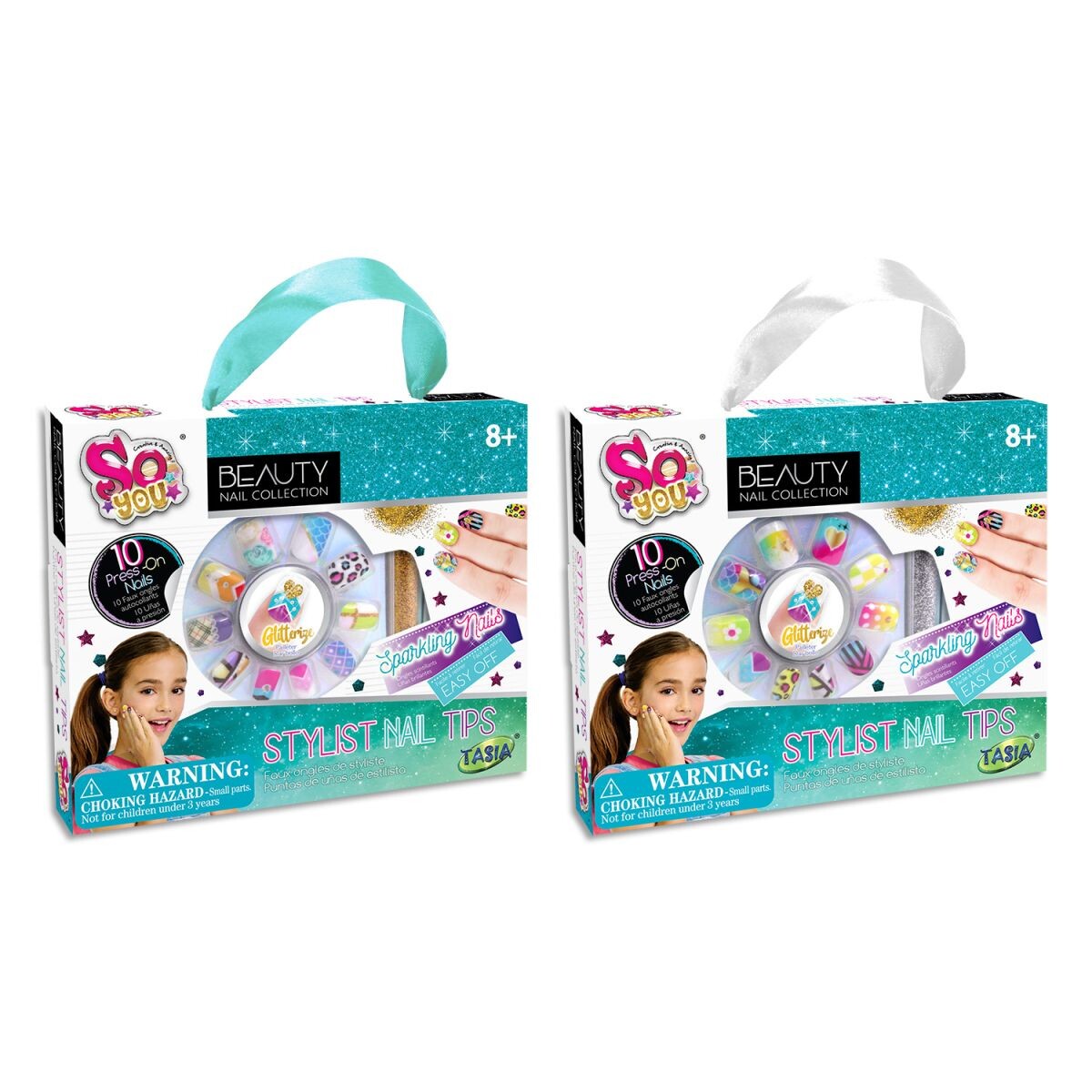 Tasia Beauty sada nechty - Stylistická sada s glitrami